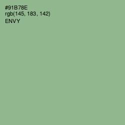 #91B78E - Envy Color Image