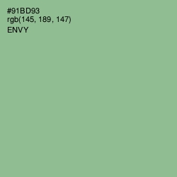 #91BD93 - Envy Color Image