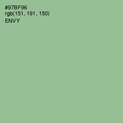 #97BF96 - Envy Color Image