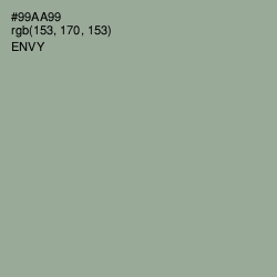 #99AA99 - Envy Color Image