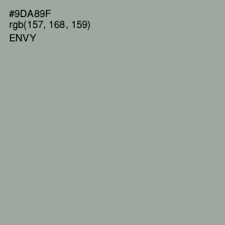 #9DA89F - Envy Color Image