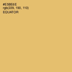 #E5BE6E - Equator Color Image