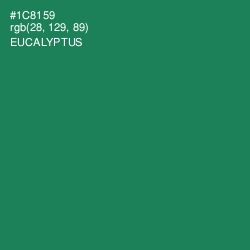 #1C8159 - Eucalyptus Color Image