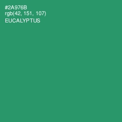 #2A976B - Eucalyptus Color Image