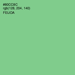 #80CC8C - Feijoa Color Image