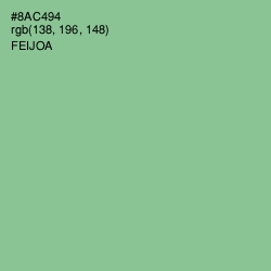 #8AC494 - Feijoa Color Image