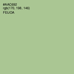 #AAC692 - Feijoa Color Image