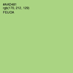 #AAD481 - Feijoa Color Image