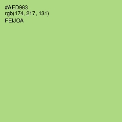 #AED983 - Feijoa Color Image