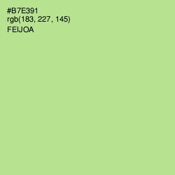 #B7E391 - Feijoa Color Image