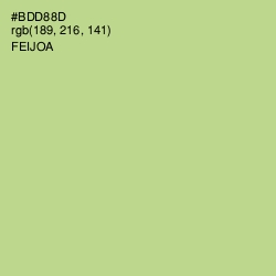 #BDD88D - Feijoa Color Image