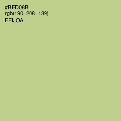 #BED08B - Feijoa Color Image