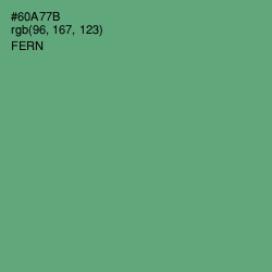#60A77B - Fern Color Image