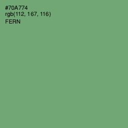 #70A774 - Fern Color Image