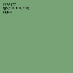 #77A377 - Fern Color Image