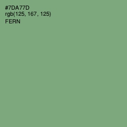 #7DA77D - Fern Color Image