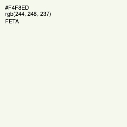 #F4F8ED - Feta Color Image