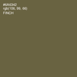 #6A6342 - Finch Color Image