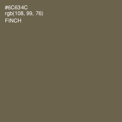 #6C634C - Finch Color Image