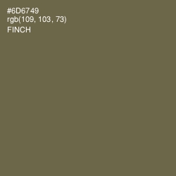 #6D6749 - Finch Color Image