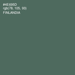 #4E695D - Finlandia Color Image