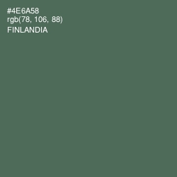 #4E6A58 - Finlandia Color Image