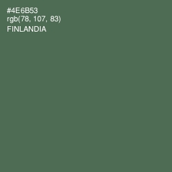 #4E6B53 - Finlandia Color Image