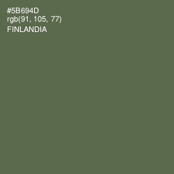 #5B694D - Finlandia Color Image