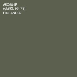 #5C604F - Finlandia Color Image