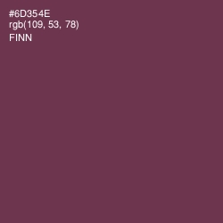 #6D354E - Finn Color Image