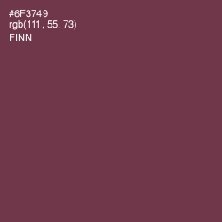 #6F3749 - Finn Color Image