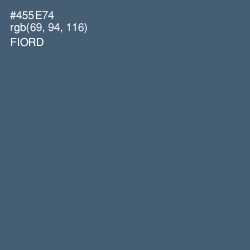 #455E74 - Fiord Color Image
