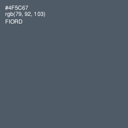 #4F5C67 - Fiord Color Image