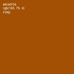 #A34F04 - Fire Color Image