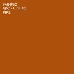 #AB4F0D - Fire Color Image