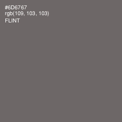 #6D6767 - Flint Color Image