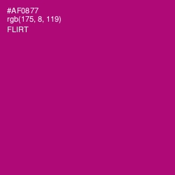 #AF0877 - Flirt Color Image