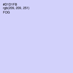 #D1D1FB - Fog Color Image