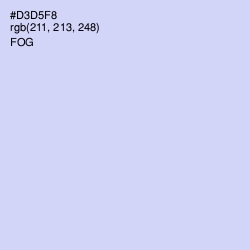 #D3D5F8 - Fog Color Image
