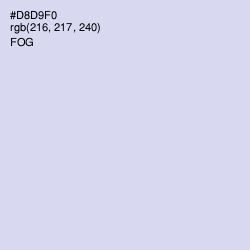 #D8D9F0 - Fog Color Image