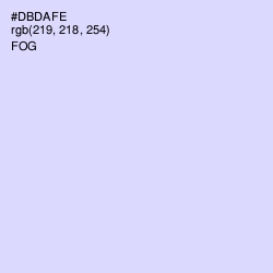 #DBDAFE - Fog Color Image