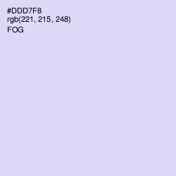 #DDD7F8 - Fog Color Image