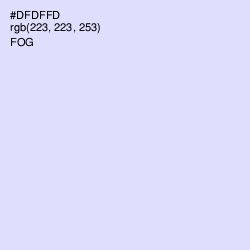 #DFDFFD - Fog Color Image