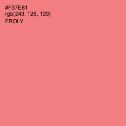 #F37E81 - Froly Color Image