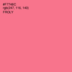 #F7748C - Froly Color Image