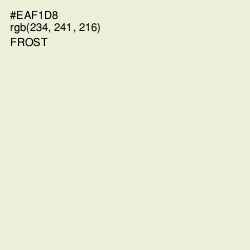 #EAF1D8 - Frost Color Image