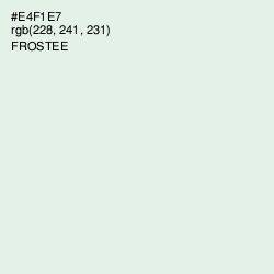 #E4F1E7 - Frostee Color Image