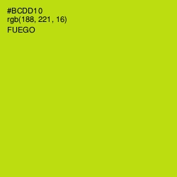 #BCDD10 - Fuego Color Image