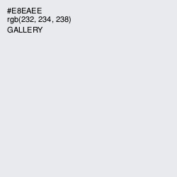 #E8EAEE - Gallery Color Image