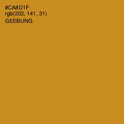 #CA8D1F - Geebung Color Image